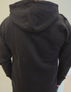 Embroidered BurMach Hoodie - Black